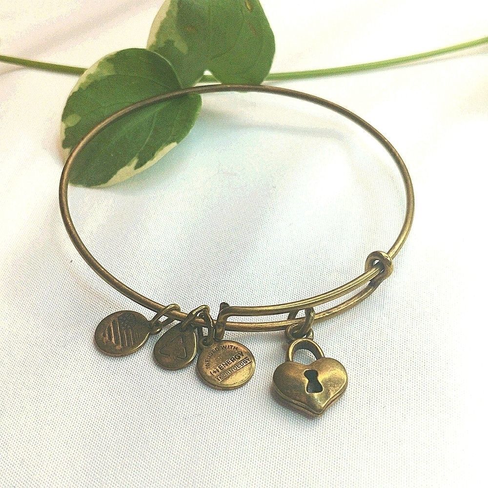 Alex and Ani. Key hole heart bangle. One size